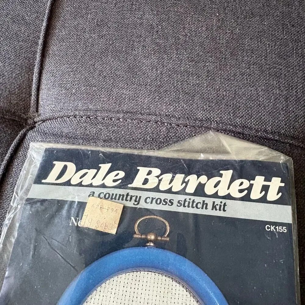Nerd Teddy Bear Vintage Country Counted Cross Stitch Kit by Dale Burdett - 1985